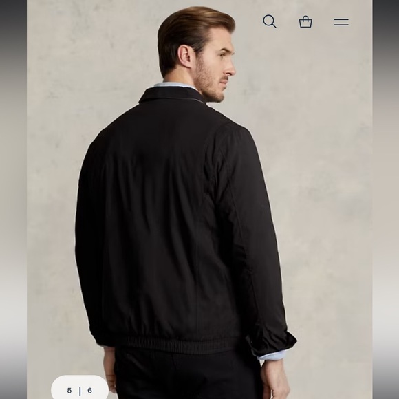 RALPH LAUREN- Bi-Swing Jacket in black - Picture 2 of 7
